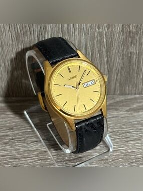 Vintage Gold Seiko DayDate Men’s Watch With New Battery